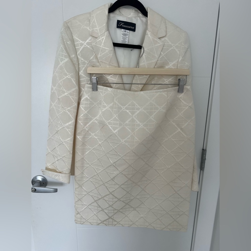 Vintage Frascara Skirt & Blazer Set | Tailored Skirt Suit | Office / Workwear - Picture 12 of 12